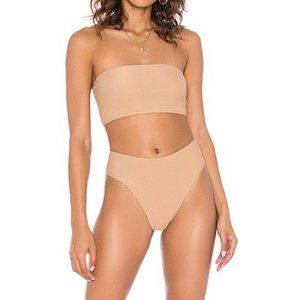 frankie's bikinis jenna bottom in sand - size XS